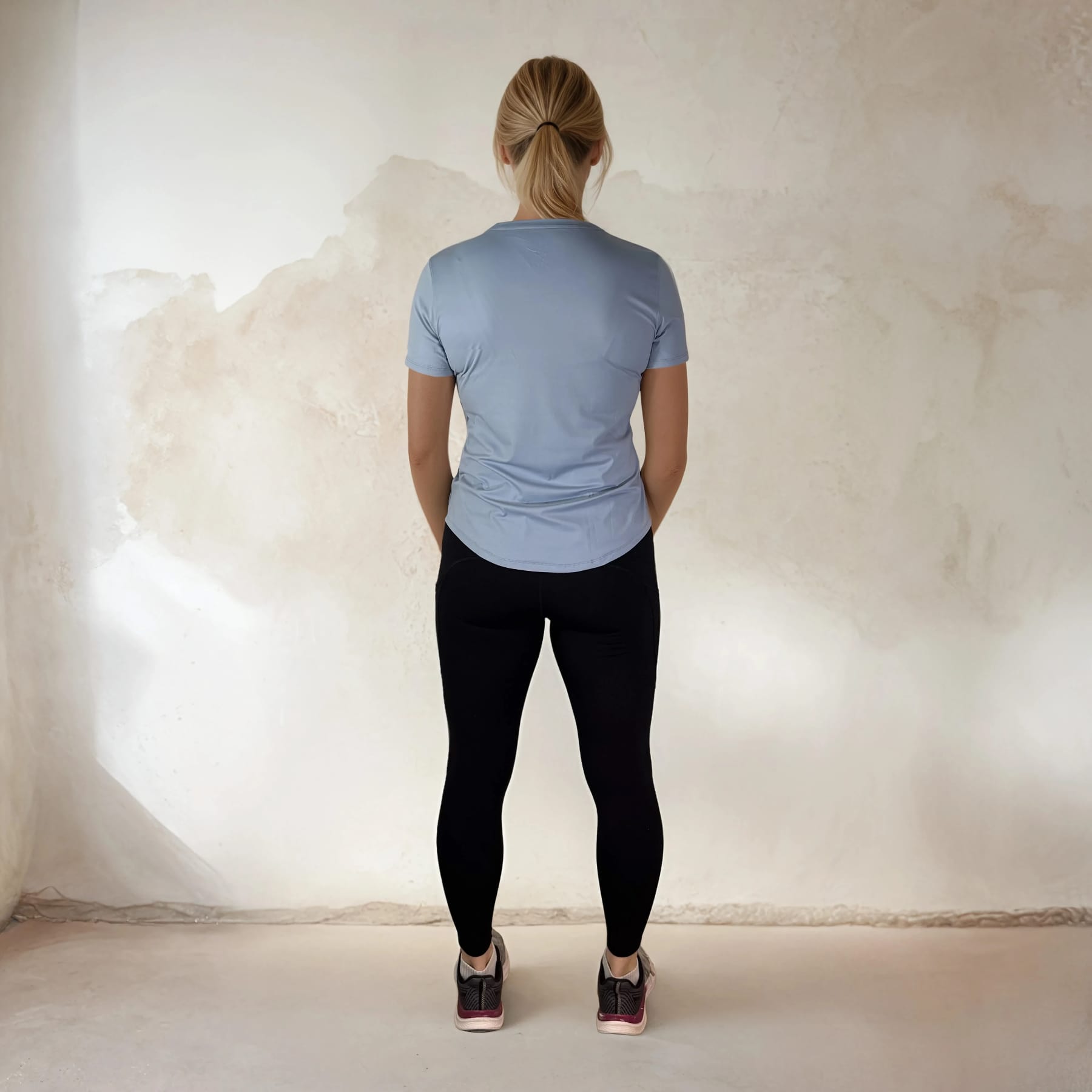 Model - Lissabon en Milaan - Blauw - back Sportshirt Lissabon - Afbeelding 2