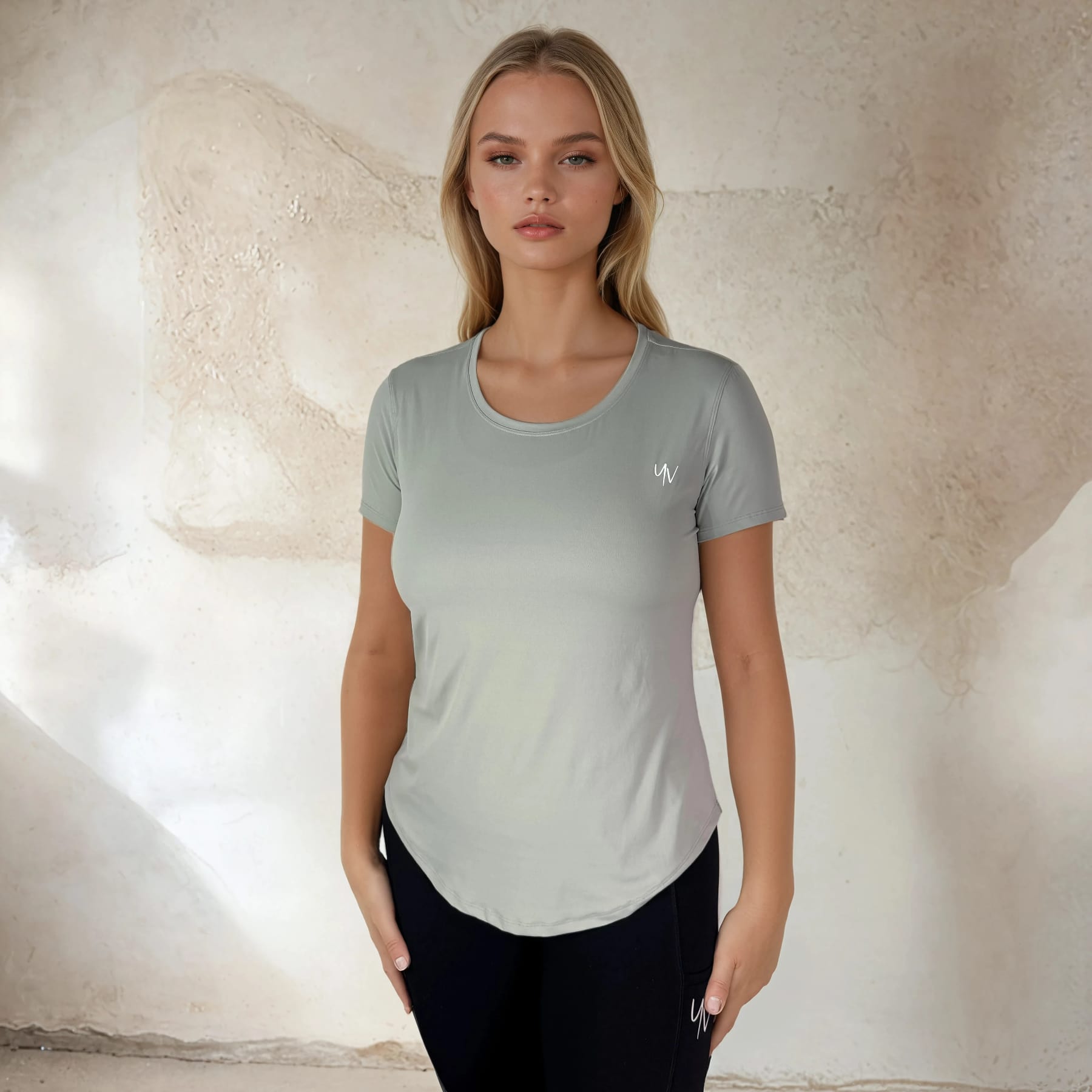 Model - Lissabon en Milaan - Mintgroen - close Sportshirt Lissabon - Afbeelding 19