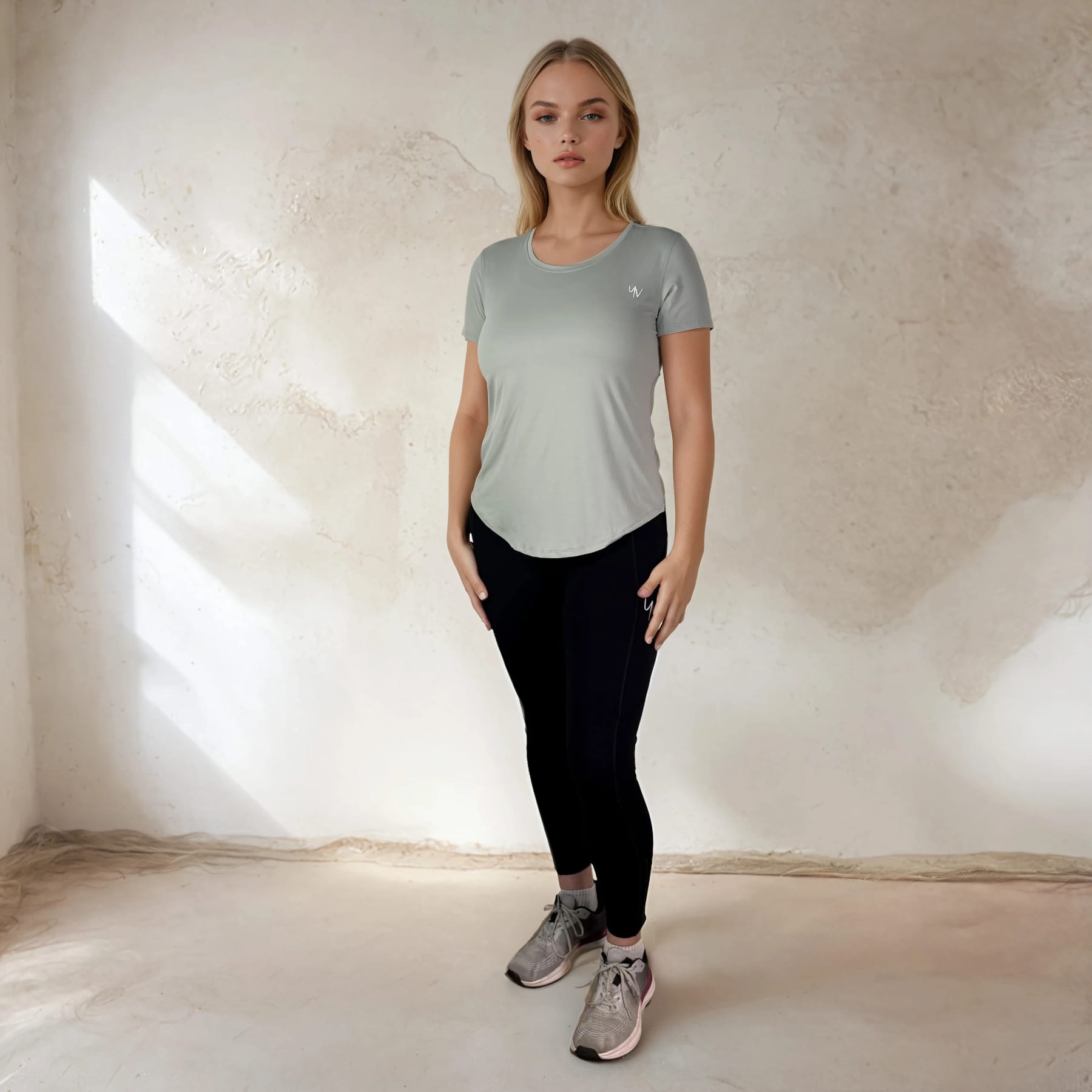 Model - Lissabon en Milaan - Mintgroen - voor Sportshirt Lissabon - Afbeelding 1