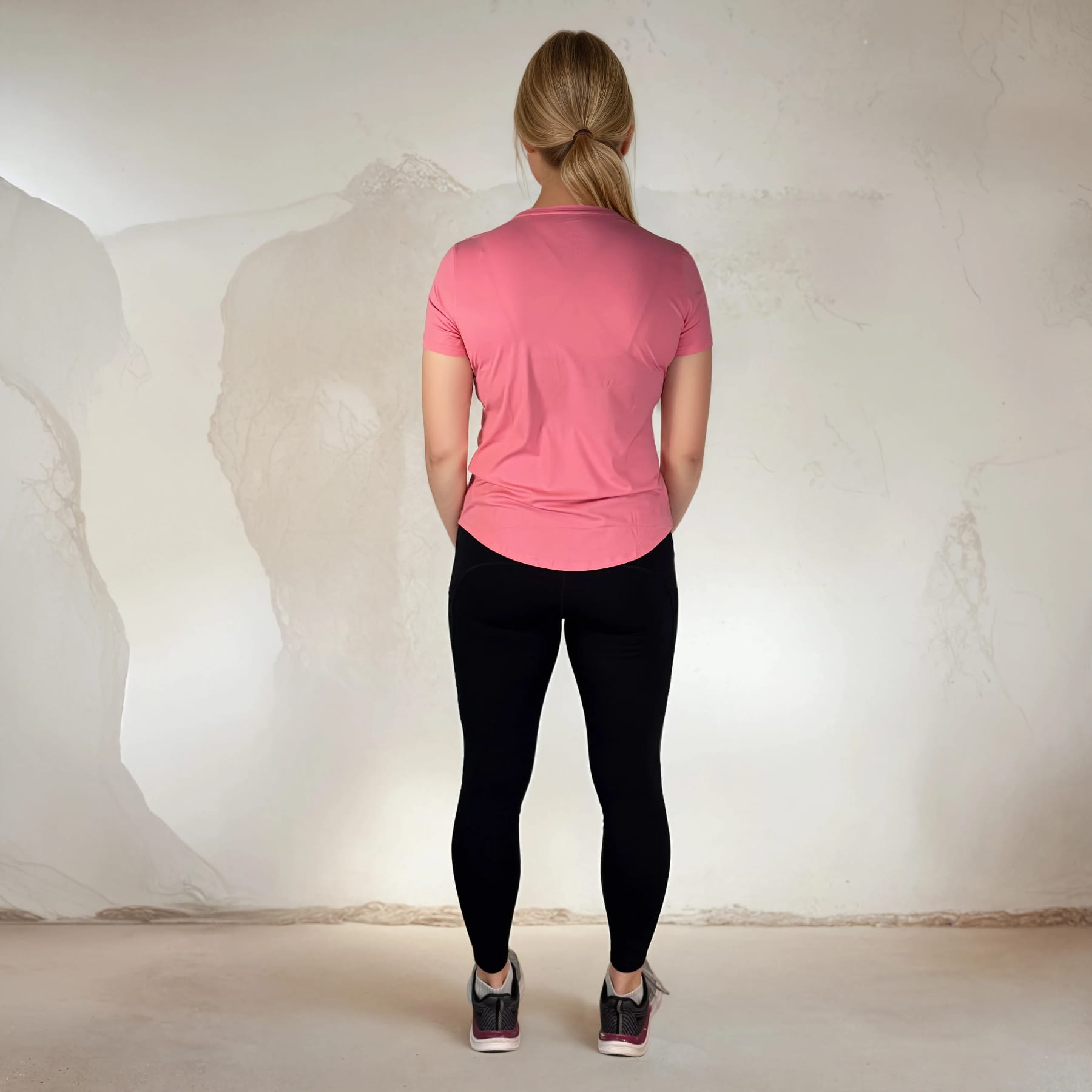 Model - Lissabon en Milaan - Roze - back Sportshirt Lissabon - Afbeelding 8