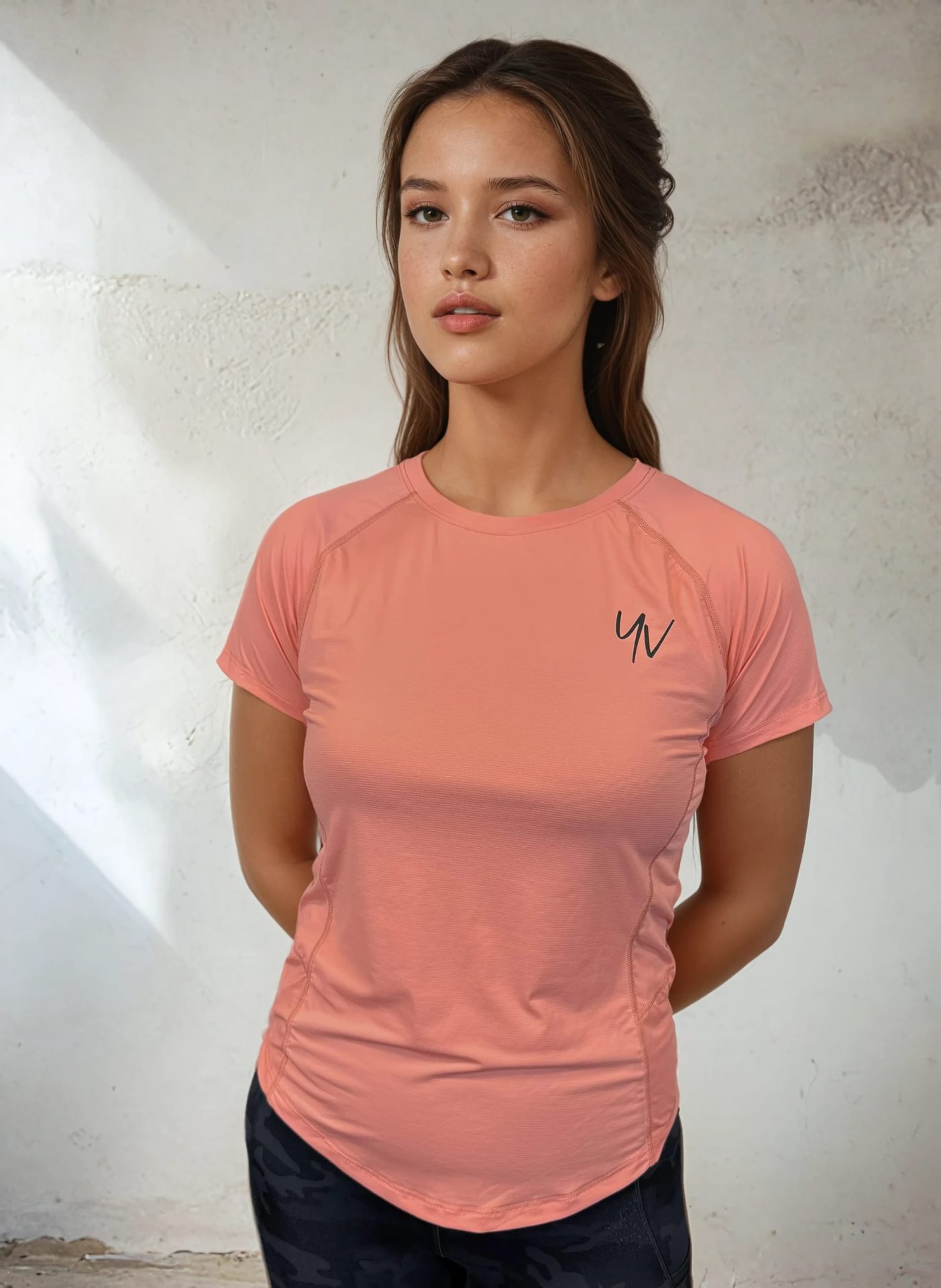 Model - Madrid - Roze 1 Sportshirt Madrid - Afbeelding 6