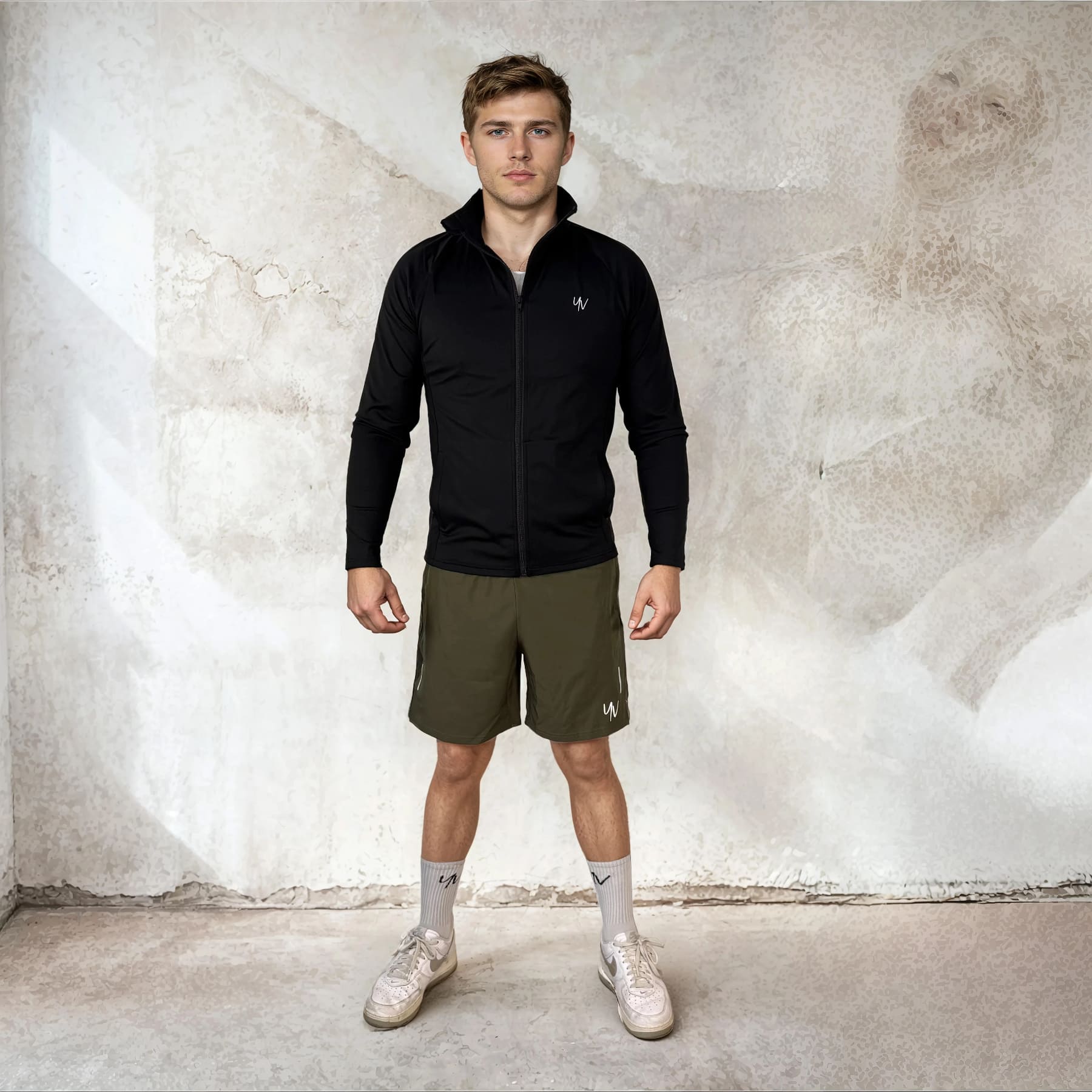 Model - Stockholm en Detroit - Groen 2 Korte sportbroek Stockholm - Afbeelding 2