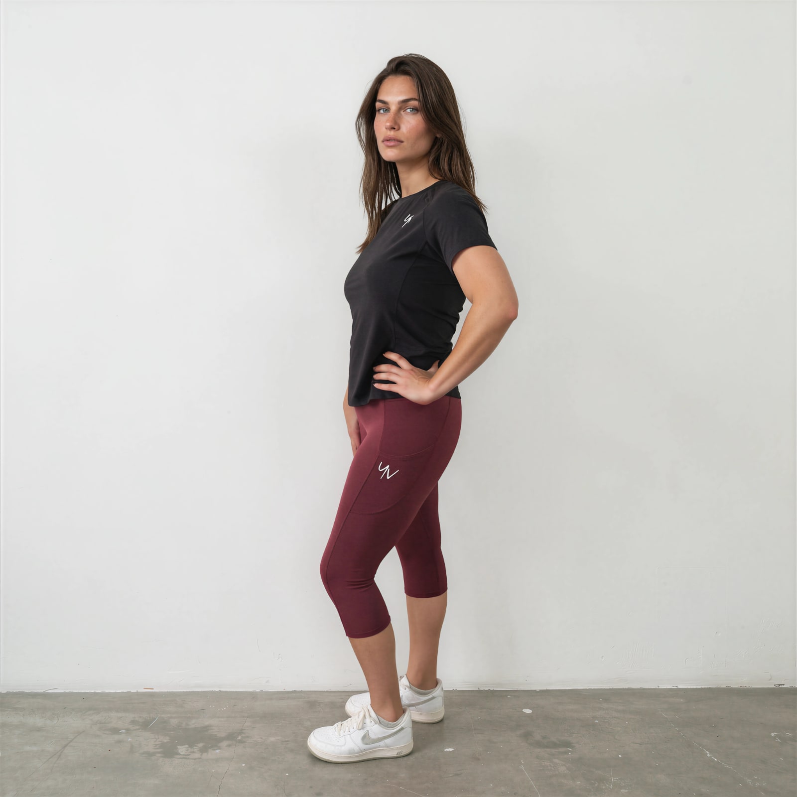 Model-Toronto-rood-zij Sportlegging Toronto - Afbeelding 1