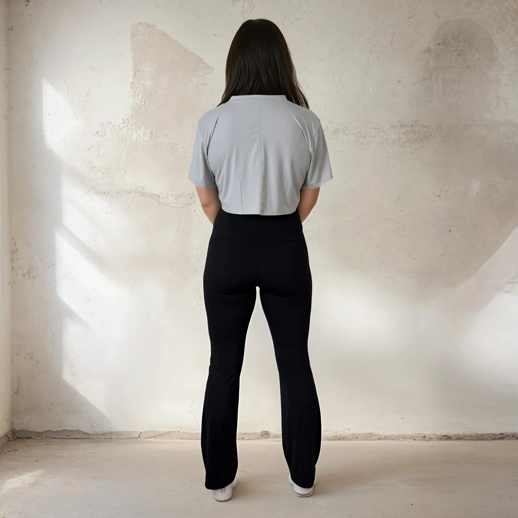 Model - Chicago en Athene - Grijs - Achter Sportshirt Athene - Afbeelding 4