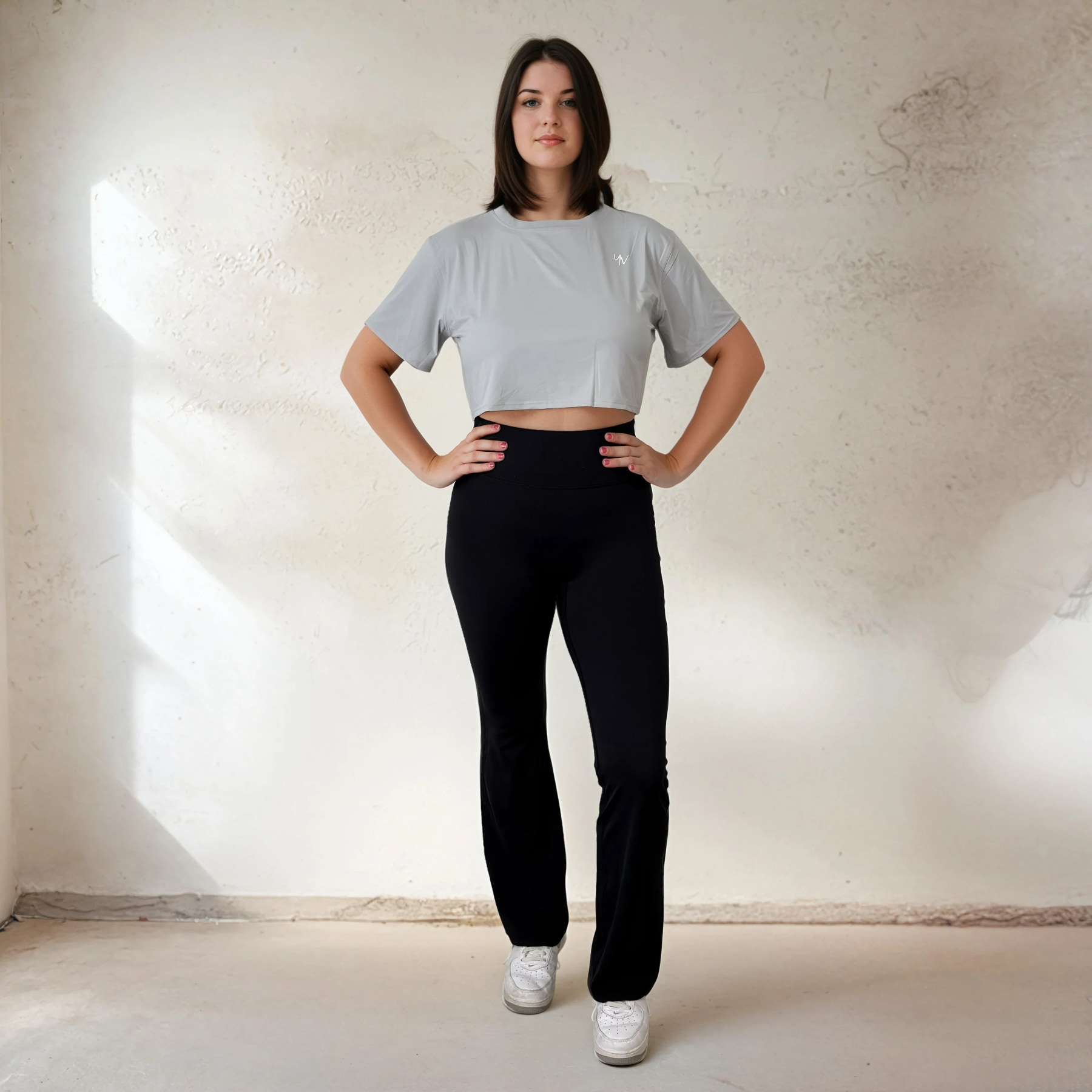 Model - Chicago en Athene - Grijs - Voor Sportshirt Athene - Afbeelding 1