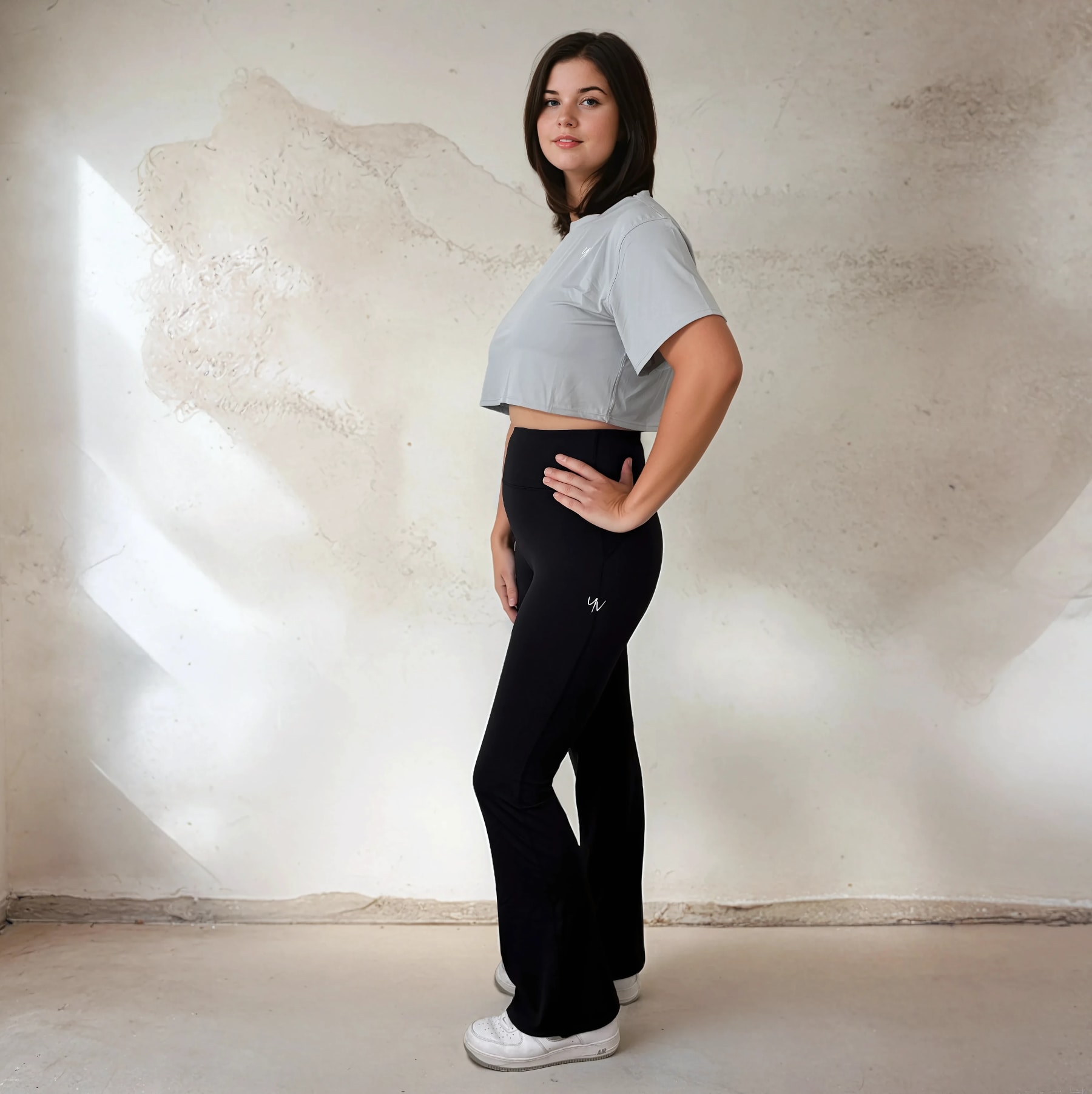 Model - Chicago en Athene - Grijs - Zij 2 Sportshirt Athene - Afbeelding 3