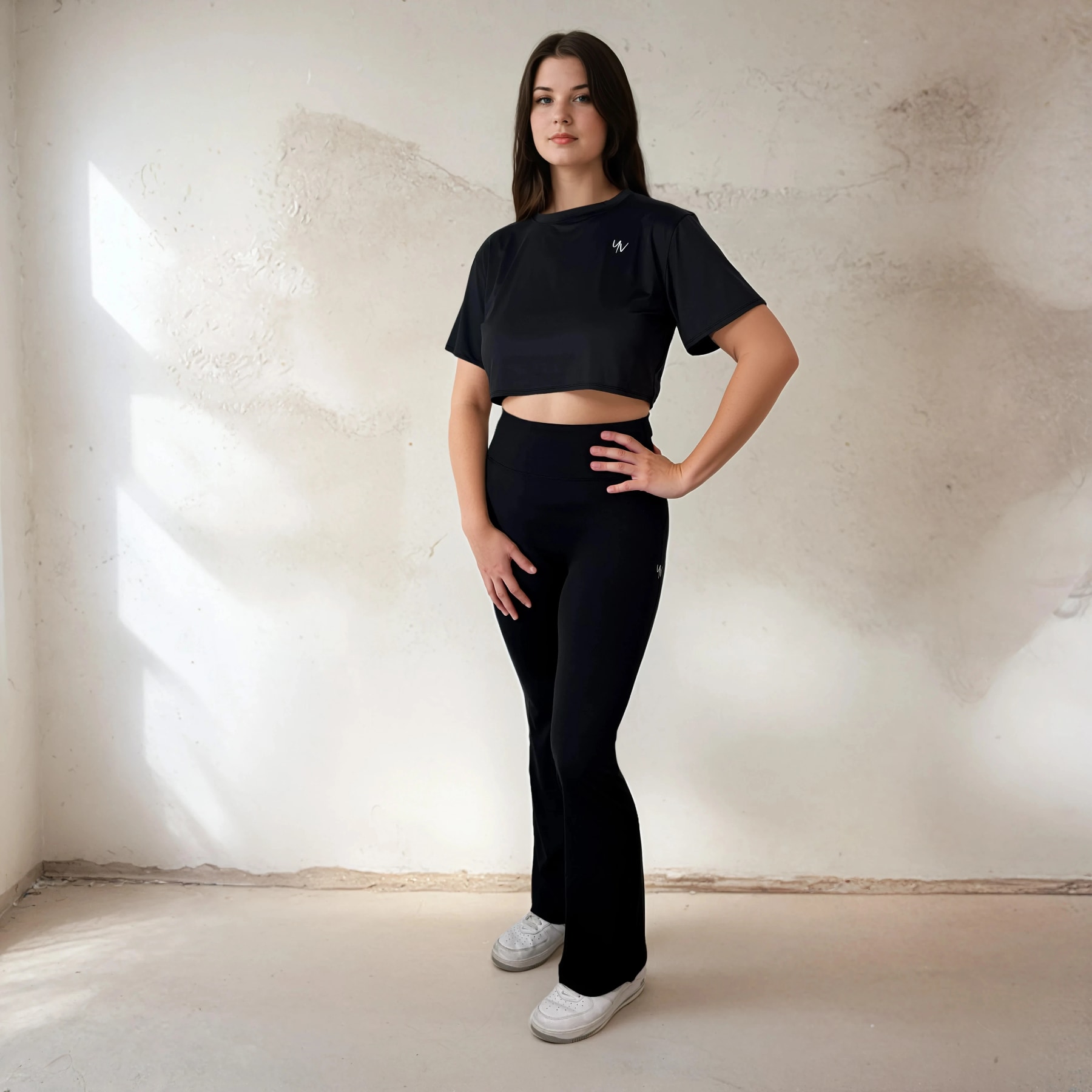 Model - Chicago en Athene - Zwart - Voor 2 Sportshirt Athene - Afbeelding 2