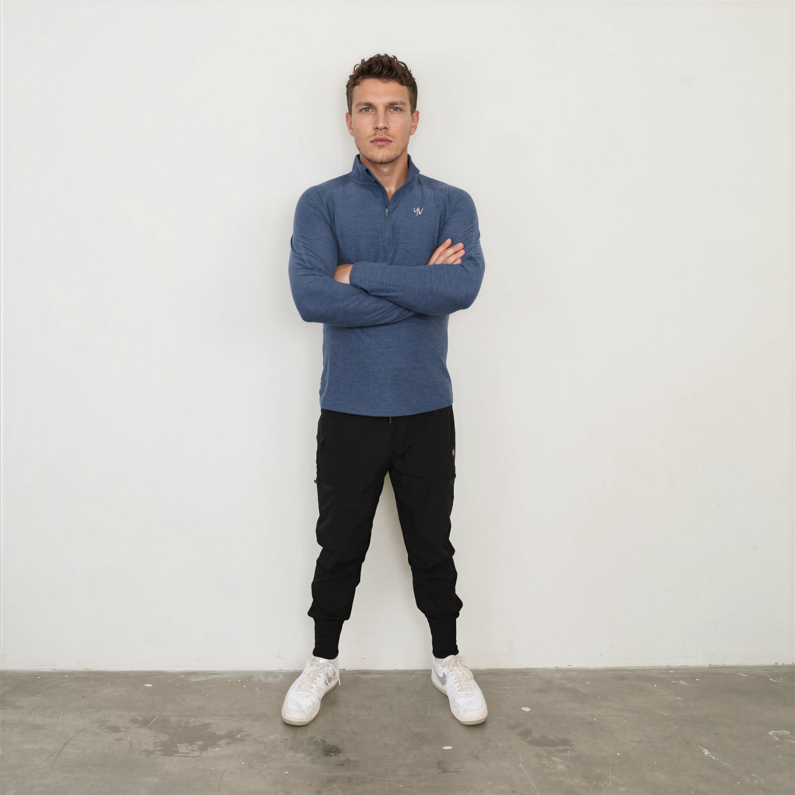 Model-Cuzco-blauw-style Longsleeve Cuzco - Afbeelding 1